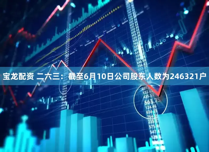 宝龙配资 二六三：截至6月10日公司股东人数为246321户