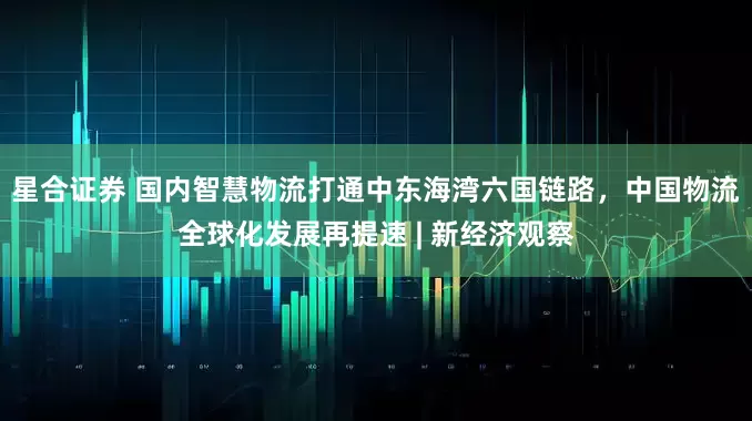 星合证券 国内智慧物流打通中东海湾六国链路，中国物流全球化发展再提速 | 新经济观察