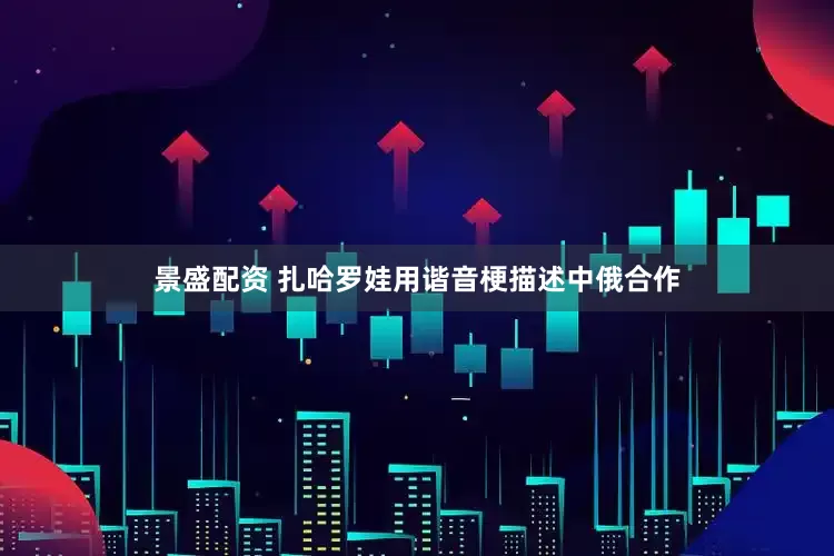 景盛配资 扎哈罗娃用谐音梗描述中俄合作