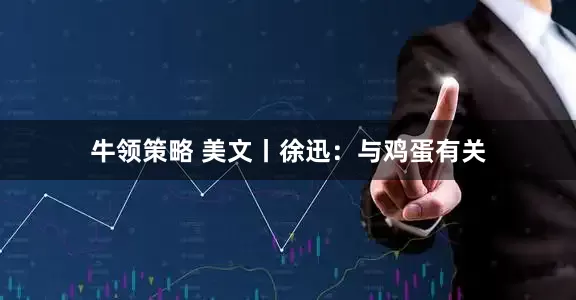 牛领策略 美文丨徐迅：与鸡蛋有关